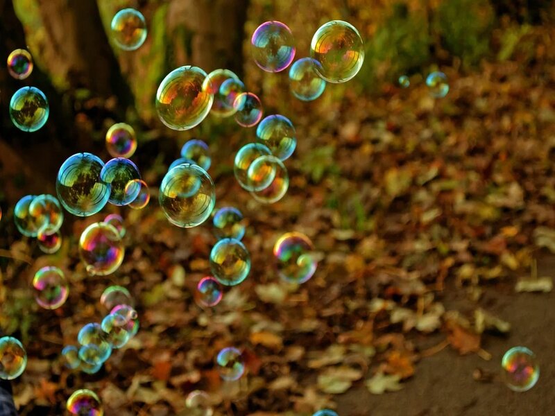soñar con burbujas